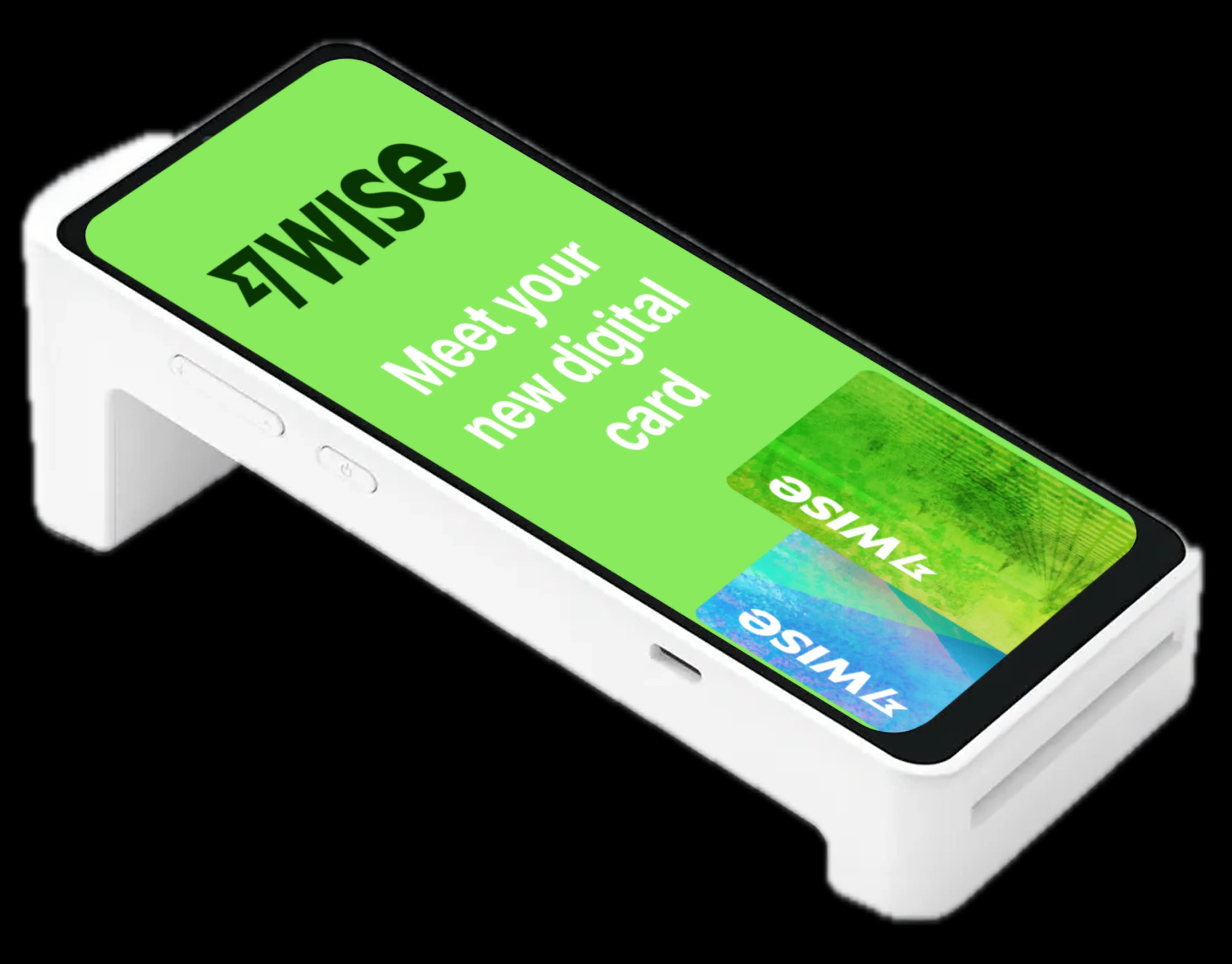 A Tap ad running on a Zeller payment terminal screen